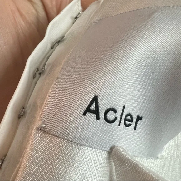 Acler Cragiburne Skirt and top set in Ivory & Midnight ombre Size US 6 NEW! - Picture 8 of 9